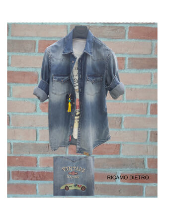 Geremia camicia denim TEXAS R2 DNM 06