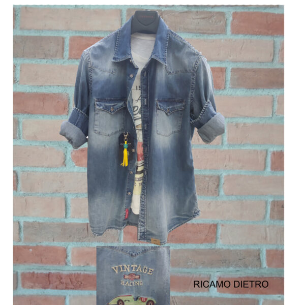 Geremia camicia denim TEXAS R2 DNM 06